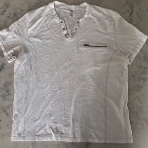 Used INC White T-shirt Sz XL